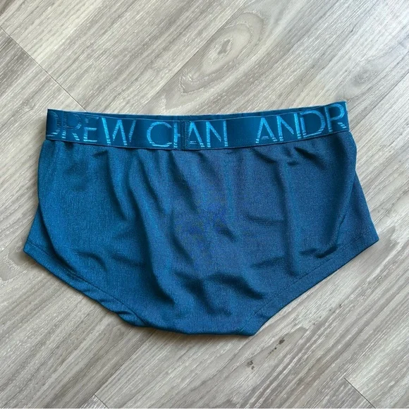 Andrew Christian | Sensual Rib Trunk w/ Almost Naked in Deep Teal (Small) - Picture 6 of 13